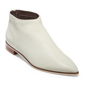 Cole Haan Women's Havana Bootie Ankle Boot, Ivory Leather, Size 9